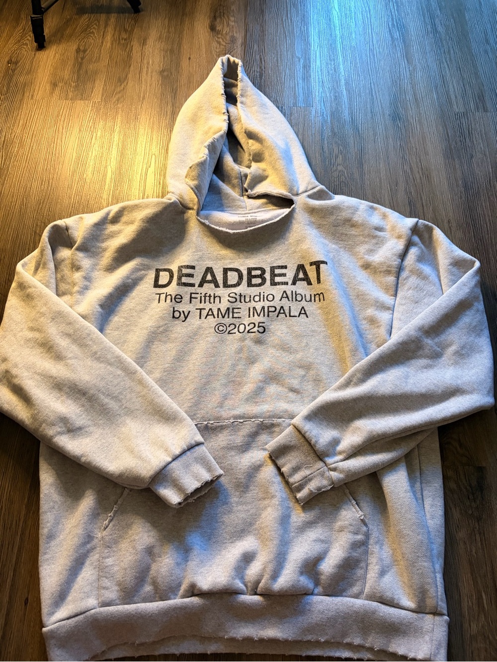 "Deadbeat" Gray Pullover Hoodie
